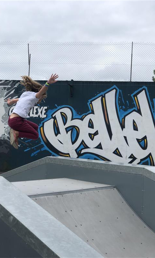 Skatepark au camping l’Hermitage en Loire-Atlantique