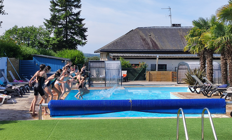 Piscine : camping l’Hermitage en Bretagne