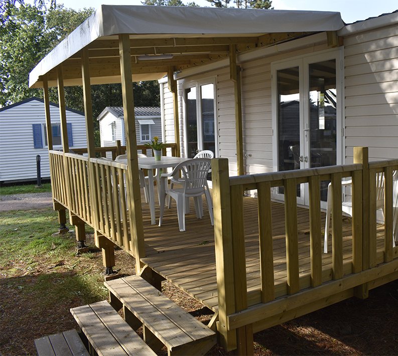 Location de mobil-home confortable près de Guérande au camping l’Hermitage