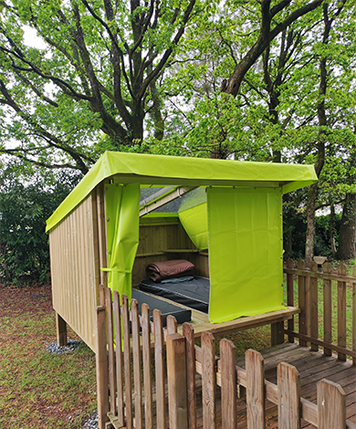 Hébergement insolite en tentes au camping l’Hermitage en Loire-Atlantique, à Guémené Penfao