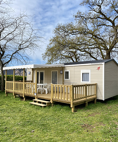 Mobil-home Lodge en location du camping l’Hermitage en Loire-Atlantique