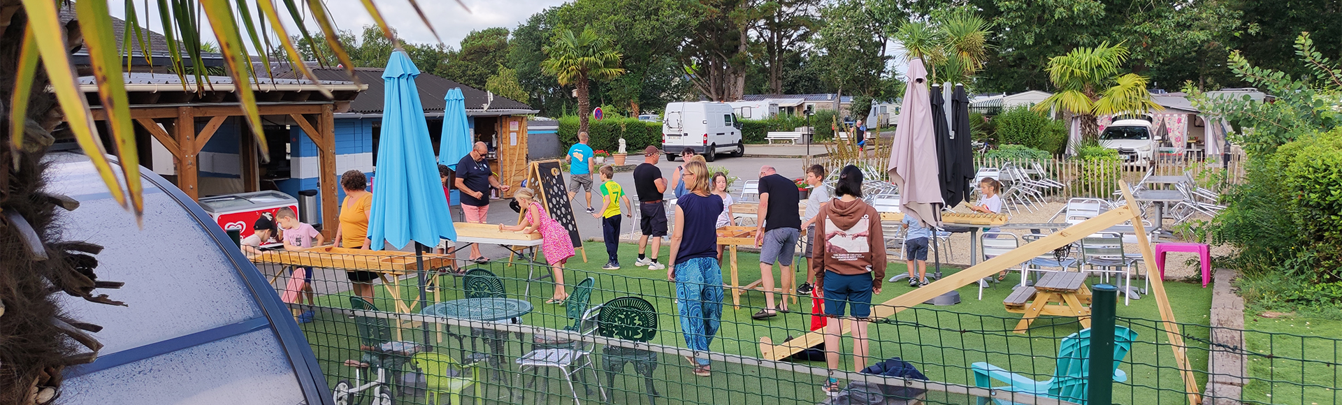 Bar à ouvert, service du camping l’Hermitage en Pays de la Loire