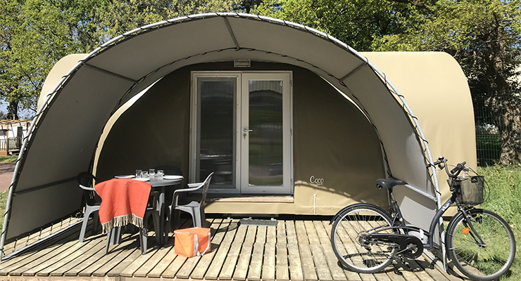 Coco Sweet 2 chambres en location au camping l’Hermitage en Loire-Atlantique