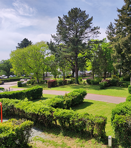 Emplacements de camping avec parcelles du camping l’Hermitage à Guémené Penfao