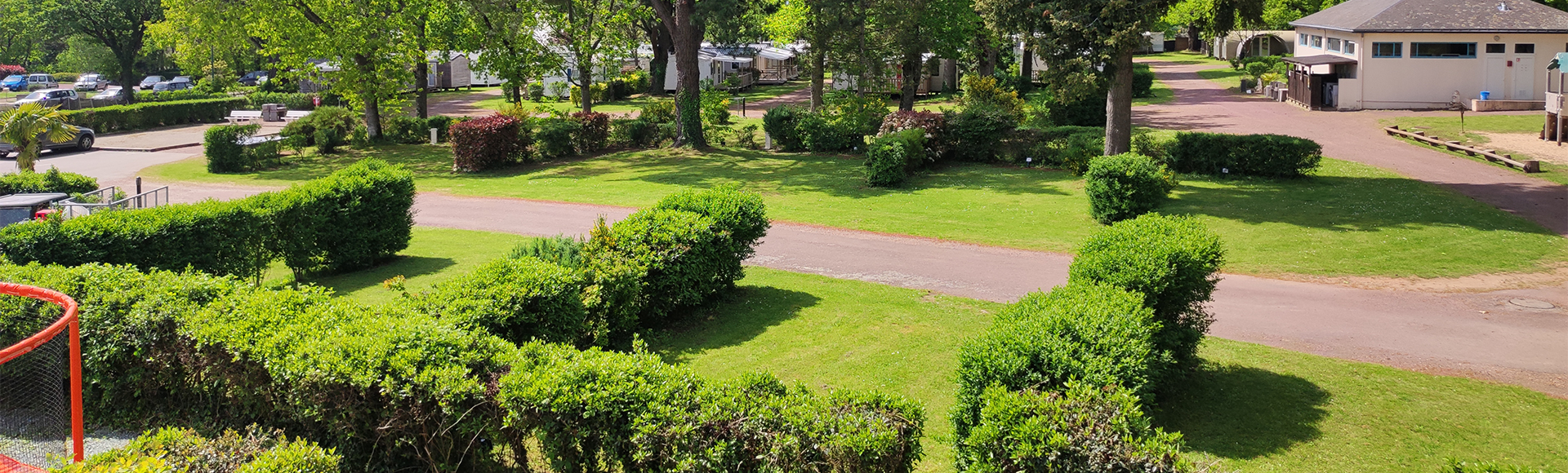 Les emplacements nus du camping l’Hermitage en Bretagne